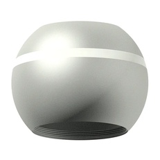 Изображение Корпус светильника накладной для насадок D60/70mm с LED подсветкой C1103 SSL серебро песок D100*H80mm MR16 GU5.3 LED 3W 4200K