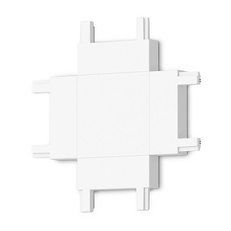 Изображение Коннектор X-образный для накладного шинопровода Magnetic Ultra Slim GV1124 WH белый X-образный коннектор для накладного шинопровода 46*46*6