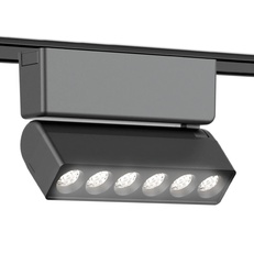 Изображение Светильник светодиодный трековый для шинопровода Magnetic Ultra Slim GV1469 BK черный IP20 6W 4200K 48V 24° 122*26*80