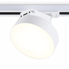 Изображение Трековый однофазный светодиодный светильник GL6835 WH белый LED 15W 3000K D115*80