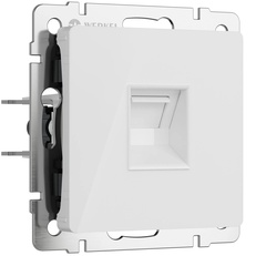 Изображение W1181041/ Розетка Ethernet RJ-45 (белый акрил) W1181041