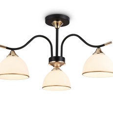 Изображение Подвесной светильник TR3161/3 BK/FGD черный/золото E27/3 max 60W D580*300