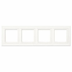 Изображение Рамка на 4 поста EcoProfi Deco белый EPD484WW Jung