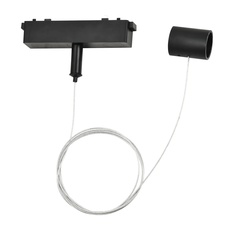 Изображение Подвес для трековых светодиодных гибких светильников Magnetic Ultra Slim GV1777 BK черный подвес для ультратонких трековых светодиодных светильников 1.5m