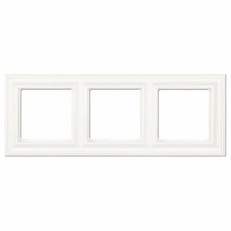 Изображение Рамка на 4 поста EcoProfi Deco белый EPD483WW Jung