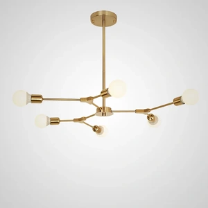 Изображение Люстра На Штанге Late D86 Gold By Imperiumloft