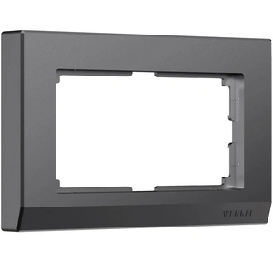 Изображение Рамка для двойной розетки Stark (графит матовый) W0081864