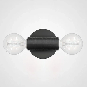 Изображение Бра Rh Utilitaire Inline Sconce Black By Imperiumloft
