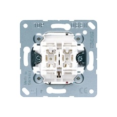 Изображение Механизм выключателя 10А 250В EcoProfi Deco белый EP401U Jung