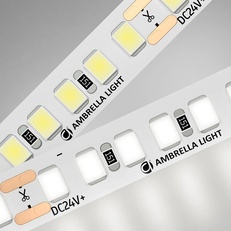 Изображение Светодиодная лента Ambrella Light GS3202 2835 180Led /14.4W m/ 24V IP20 4500K 5m GS3202 2835 180Led/ 14.4W m/ 24V IP20 4500K/ 5000*8*1.2mm (2 конт.)