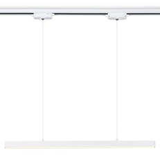Изображение Трековый однофазный подвесной светодиодный светильник GL6782 WH белый LED 24W 3000K 600*22*1025