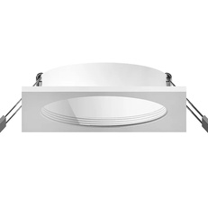 Изображение Корпус светильника встраиваемый для насадок D60mm C6520 SWH белый песок 80*80*H25mm MR16 GU5.3