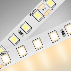 Изображение Светодиодная лента Ambrella Light GS3101 2835 120Led /10W m/ 24V IP20 3000K 5m GS3101 2835 120Led/ 10W m/ 24V IP20 3000K/ 5000*8*1.2mm (2 конт.)