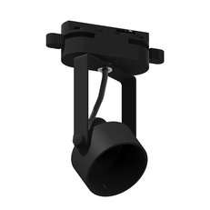 Изображение Корпус однофазного трекового светильника D60mm C6602 PBK черный полированный D60*H135mm Out122mm MR16 GU10 (насадки D60mm)