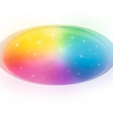 Изображение Светодиодный светильник c подсветкой RGB FF480 WH белый 80W D560*75 (ПДУ ИК)