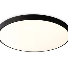 Изображение Потолочный светодиодный светильник FZ1224 BK черный IP44 13W 4200K D232*50 (Без ПДУ)