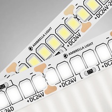 Изображение Светодиодная лента Ambrella Light GS3502 2835 240Led /22W m/ 24V IP20 4500K 5m GS3502 2835 240Led /22W m/ 24V IP20 4500K/ 5000*10*1.2mm (2 конт.)