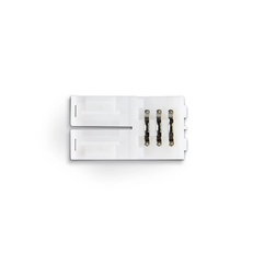 Изображение Соединитель прямой для светодиодной ленты 5050 12/24V (3 конт.) GS6151 (10шт) GS6151 Соединитель прямой 5050 12/24V (3 конт.) (10шт)