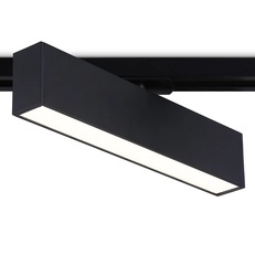 Изображение Трековый однофазный светодиодный светильник GL6767 BK черный LED 12W 4200K 300*22*48