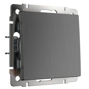 Изображение Выключатель одноклавишный проходной (графит рифленый) W1112004