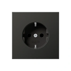 Изображение Розетка с заземлением 16А 250В LS plus антрацит AL1520AN Jung