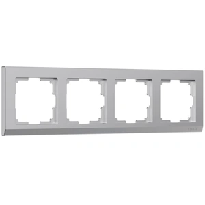 Изображение Рамка на 4 поста (серебряный) W0041806