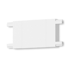 Изображение Коннектор прямой для накладного шинопровода Magnetic Ultra Slim GV1107 WH белый прямой коннектор для накладного шинопровода 46*26*26