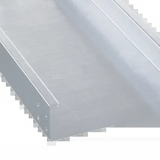 Изображение Лоток неперфорированный  80x300х3000, 1,0 мм, INOX304