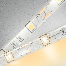 Изображение Светодиодная лента Ambrella Light GS1901 5050 30Led /7.2W m/ 12V IP65 3000K 5m GS1901 5050 30Led/ 7.2W m/ 12V IP65 3000K/ 5000*10*2.87mm (2 конт.)