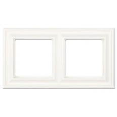 Изображение Рамка на 2 поста EcoProfi Deco белый EPD482WW Jung