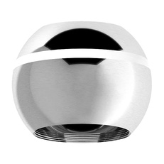 Изображение Корпус светильника накладной для насадок D60/70mm с LED подсветкой C1104 PSL серебро полированное D100*H80mm MR16 GU5.3 LED 3W 4200K