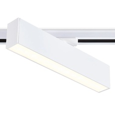 Изображение Трековый однофазный светодиодный светильник GL6761 WH белый LED 12W 3000K 300*22*48