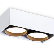Изображение Накладной точечный светильник GX53 TN70872/2 WH/BK белый/черный GX53/2 max 12W 185*92*62