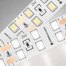 Изображение Светодиодная лента двухрядная Ambrella Light GS3602 2835 204Led /20W m/ 24V IP20 4500K 5m GS3602 2835 204Led/ 20W m/ 24V IP20 4500K/ 5000*14*1.2mm (2 конт.)