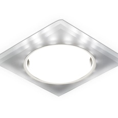Изображение Встраиваемый точечный светильник GX53 с LED подсветкой G215 CH/WH хром/матовый GX53+3W(LED WHITE)