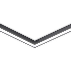 Изображение Светильник светодиодный угловой для шинопровода Magnetic GL3982 BK черный IP20 24W 4200K 48V 300*300*45