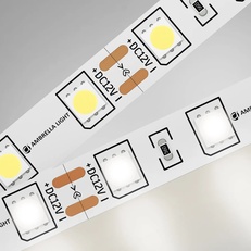 Изображение Светодиодная лента Ambrella Light GS2002 5050 60Led /14.4W m/ 12V IP20 4500K 5m GS2002 5050 60Led/ 14.4W m/ 12V IP20 4500K/ 5000*10*1.87mm (2 конт.)