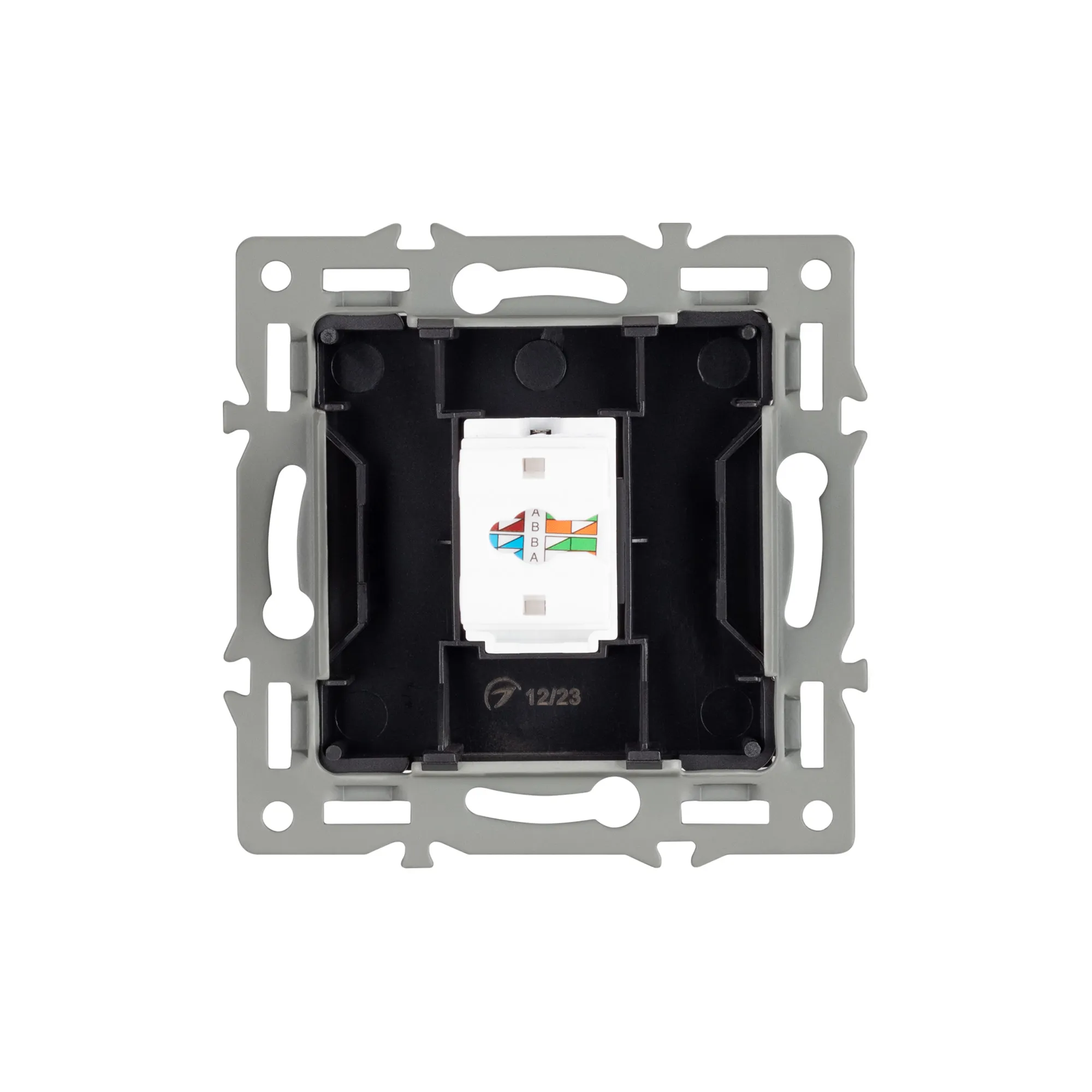 Механизм компьютерной розетки SCT-MPC1-PL-BK (RJ-45, CAT6) (Arlight, -) - Изображение