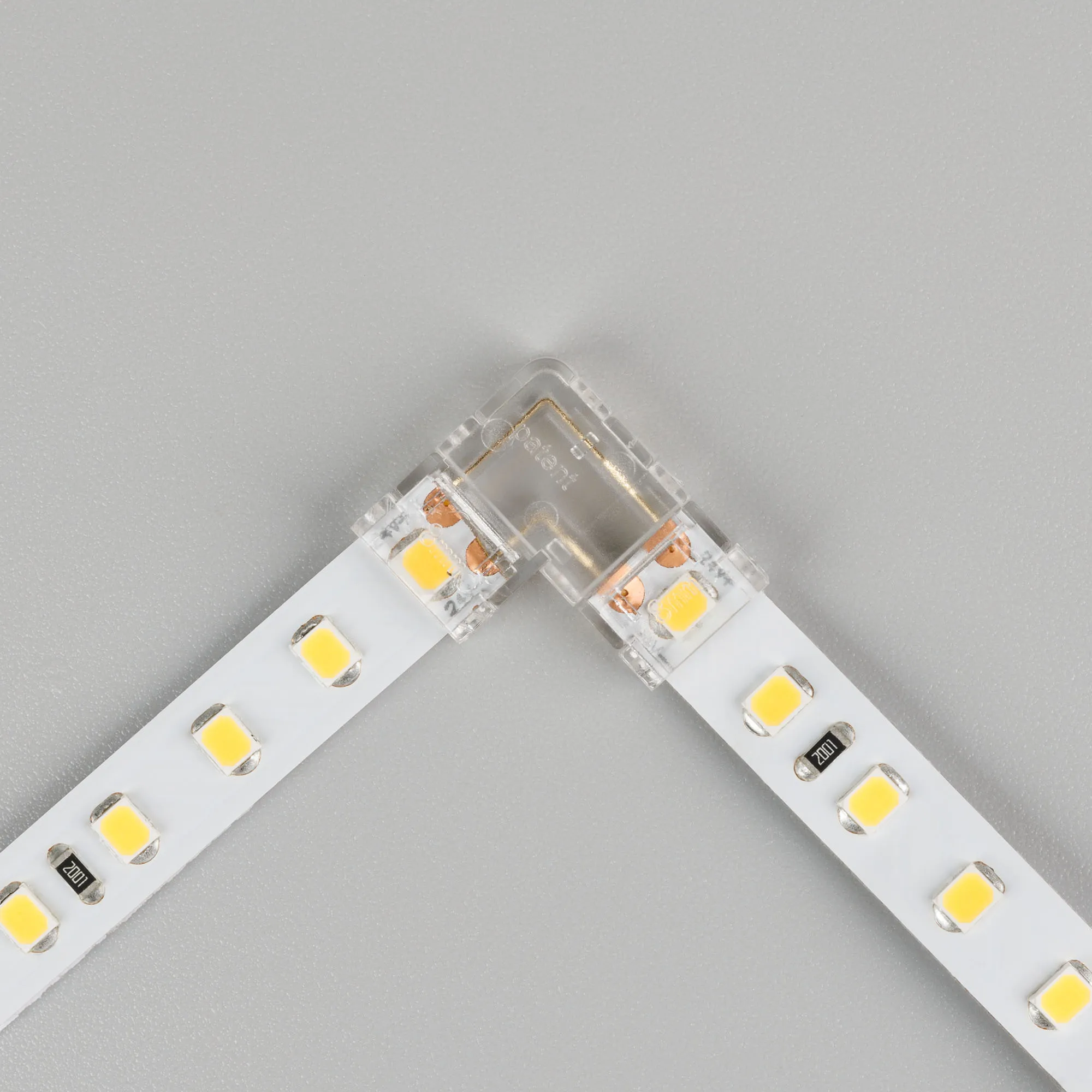 Коннектор угловой FIX-MONO-8mm-2pin-STS (Arlight, Прозрачный) - Изображение