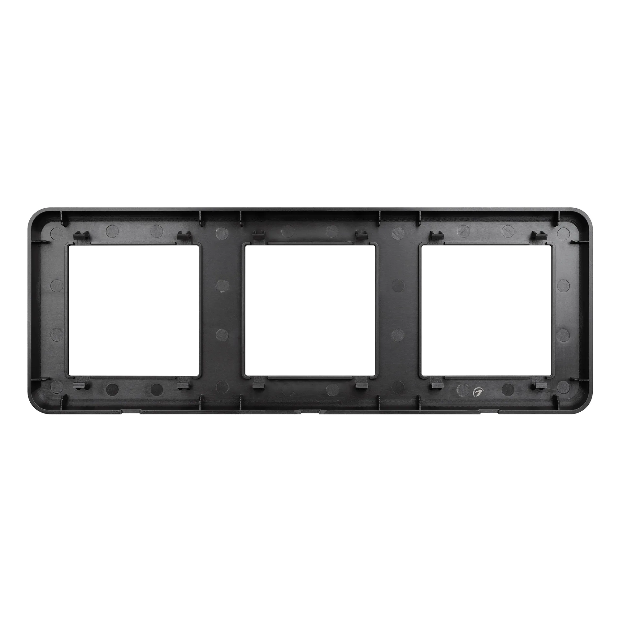 Рамка пластиковая FRM-VERSA-PL-3-BK (Arlight, -) - Изображение