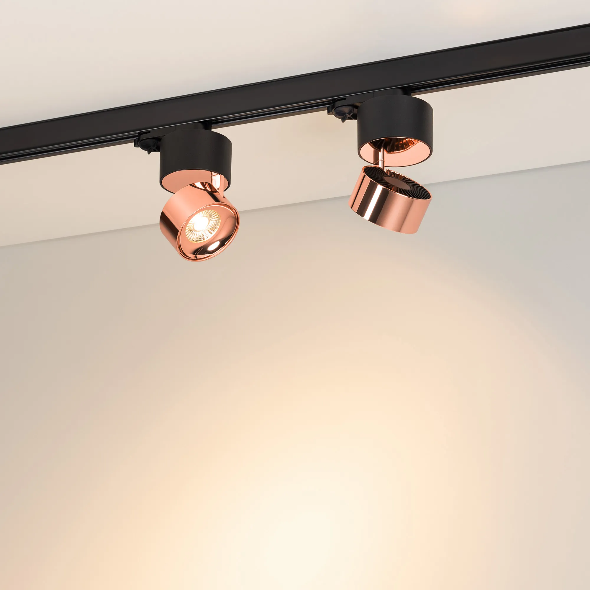 Светильник SP-PLURIO-TRACK-4TR-R77-9W Warm3000 (BK-COP, 36 deg, 230V) (Arlight, IP20 Металл, 3 года) - Изображение