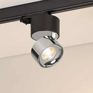 Светильник SP-PLURIO-TRACK-4TR-R77-9W Warm3000 (BK-CHR, 36 deg, 230V) (Arlight, IP20 Металл, 3 года) - Изображение