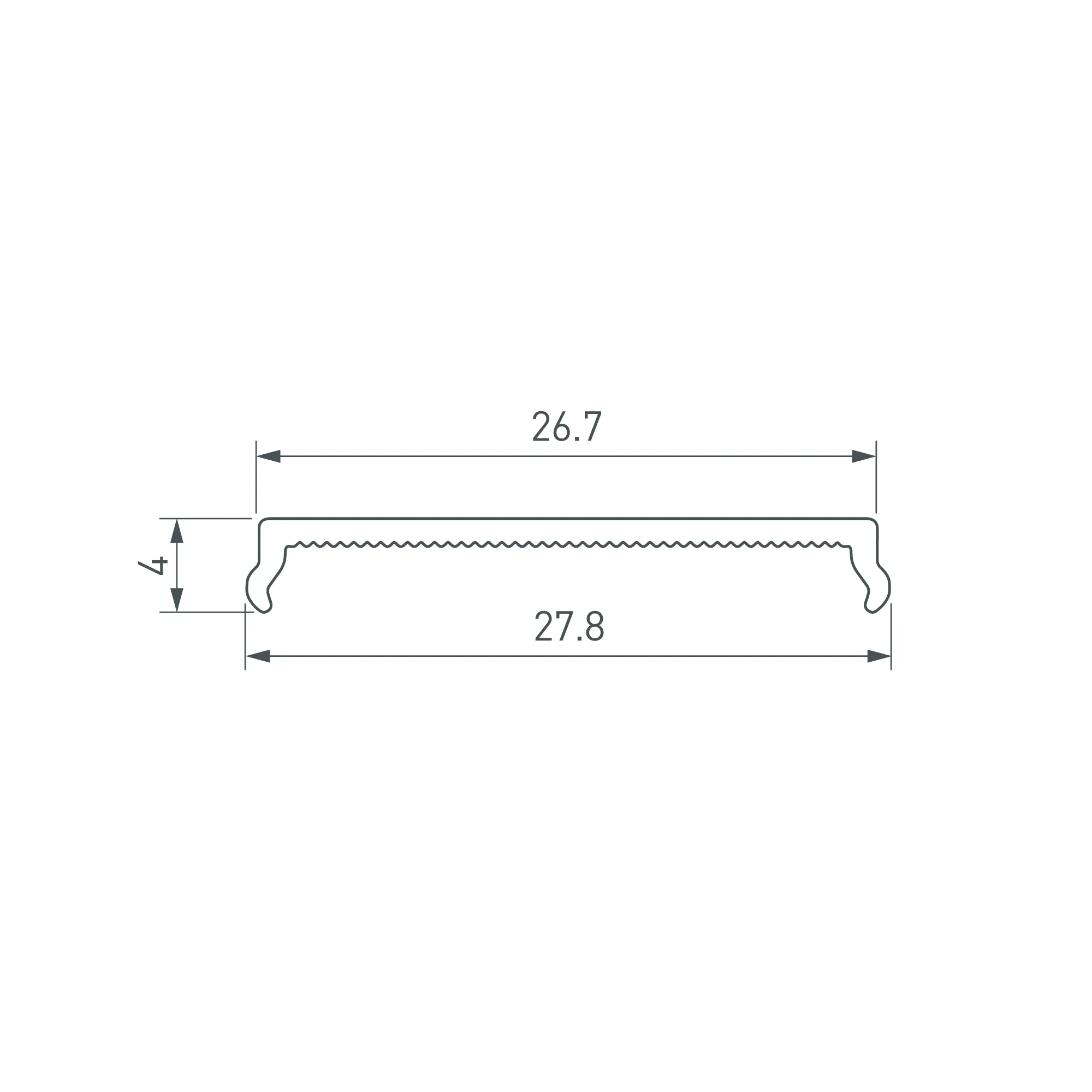 Экран LINE-3020-2000 OPAL (Arlight, Пластик) - Изображение