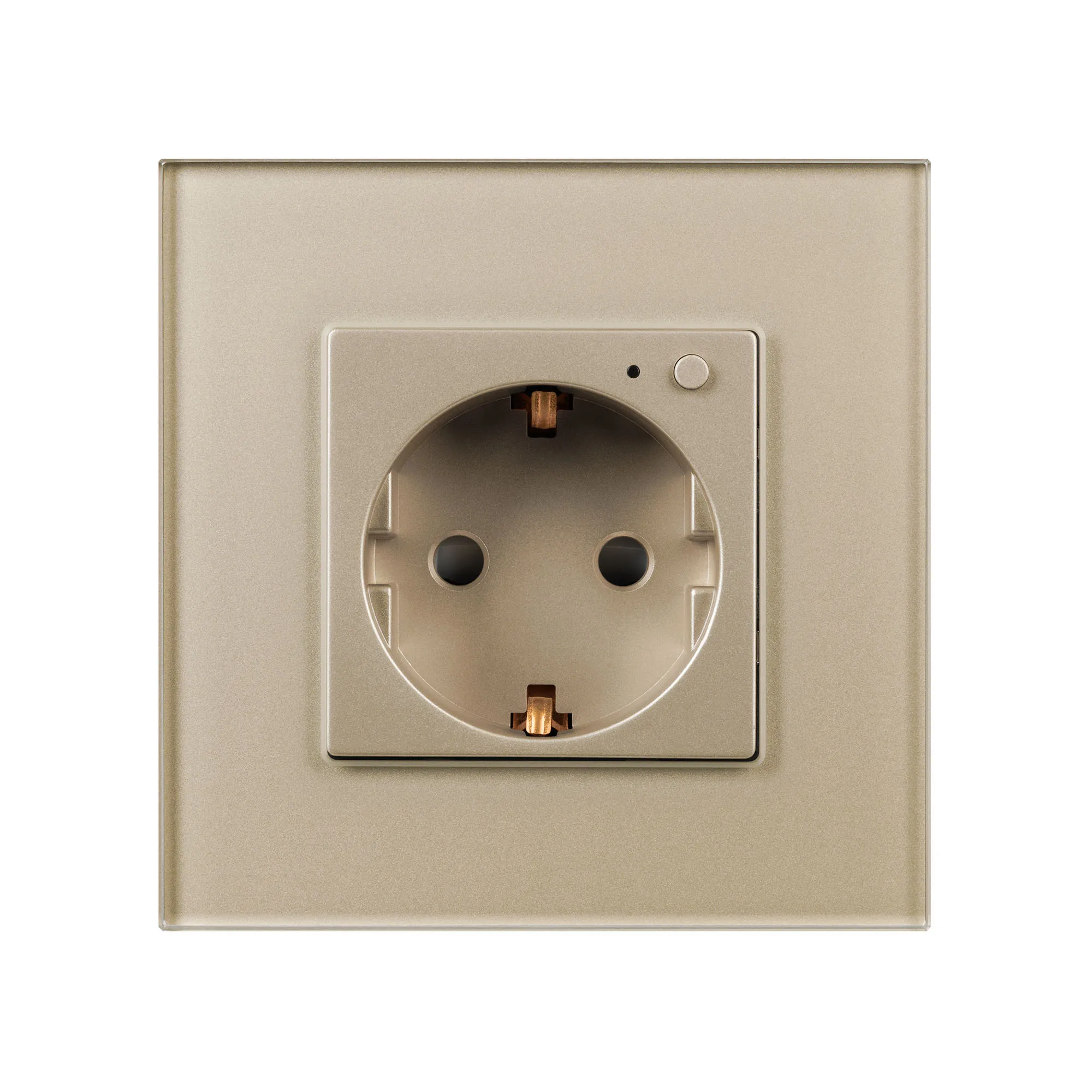 Розетка электрическая с Zigbee управлением SCT-OMALI-EUZB1-PL-GD (240V, 16A, Zigbee) (Arlight, -) - Изображение