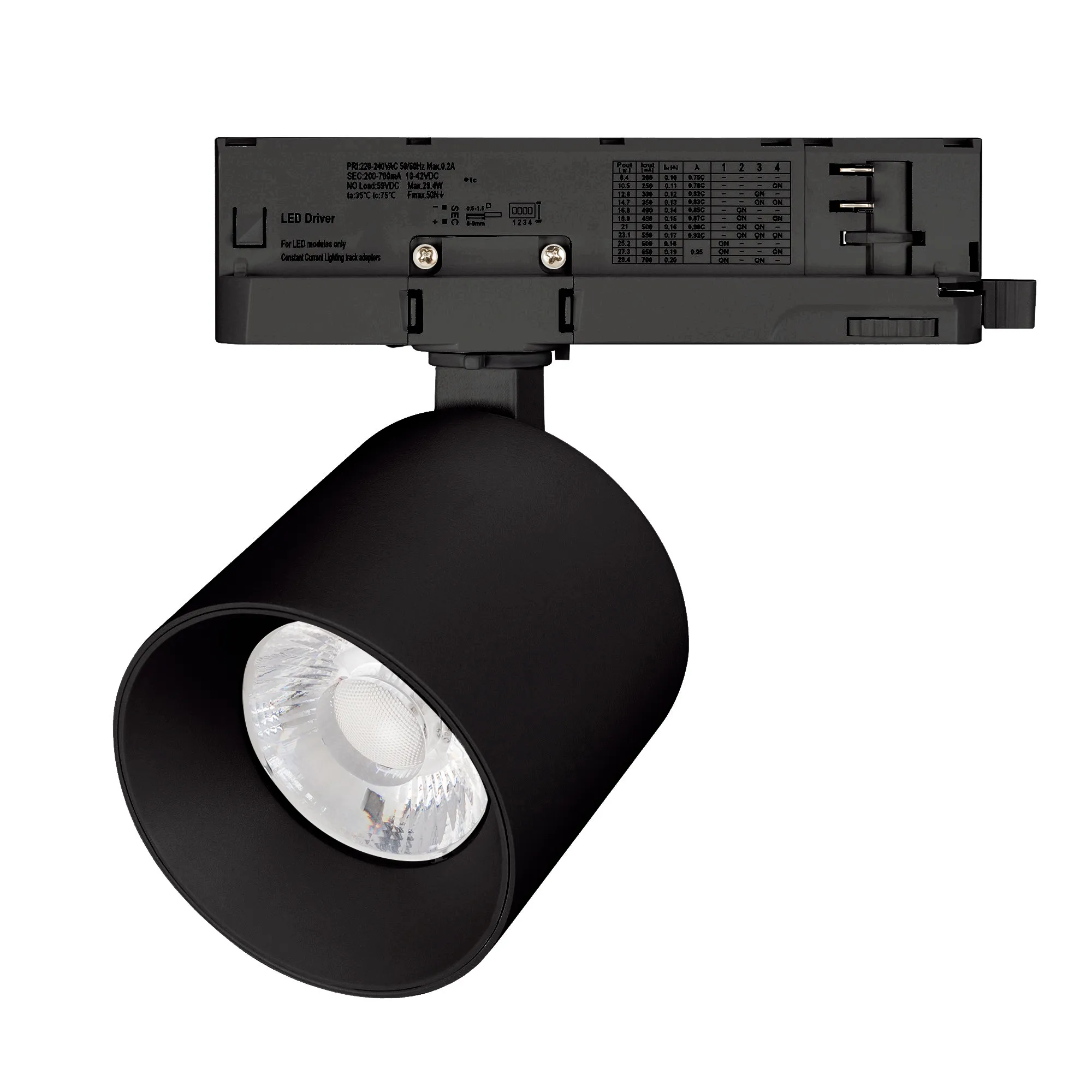 Светильник LGD-DYKE-4TR-R90-26W Day4000 (BK, 20 deg, 230V, DALI) (Arlight, IP20 Металл, 5 лет) - Изображение