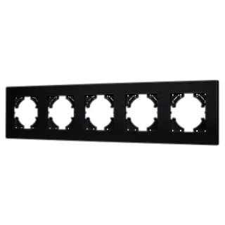 Рамка пластиковая FRM-PERIO-PL-5-BK (Arlight, -) - Изображение