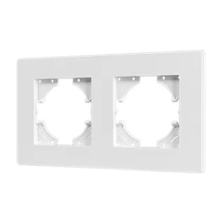 Рамка пластиковая FRM-PERIO-PL-2-WH (Arlight, -) - Изображение
