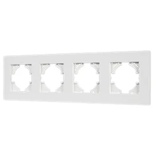 Рамка пластиковая FRM-PERIO-PL-4-WH (Arlight, -) - Изображение