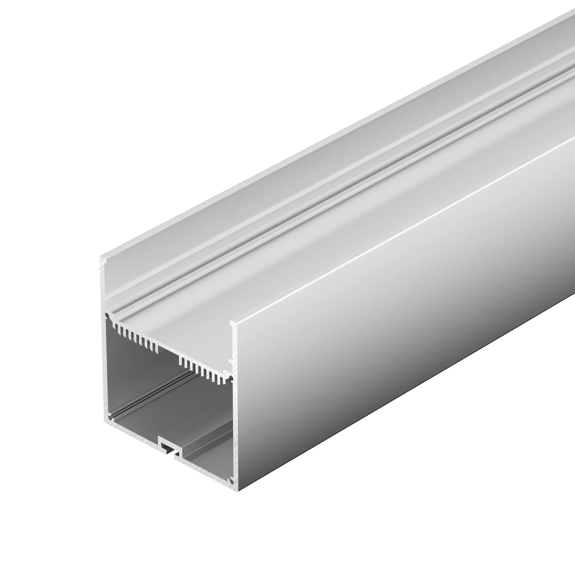 Профиль с экраном SL-LINE-7477-2500 ANOD+OPAL (Arlight, Алюминий) - Изображение