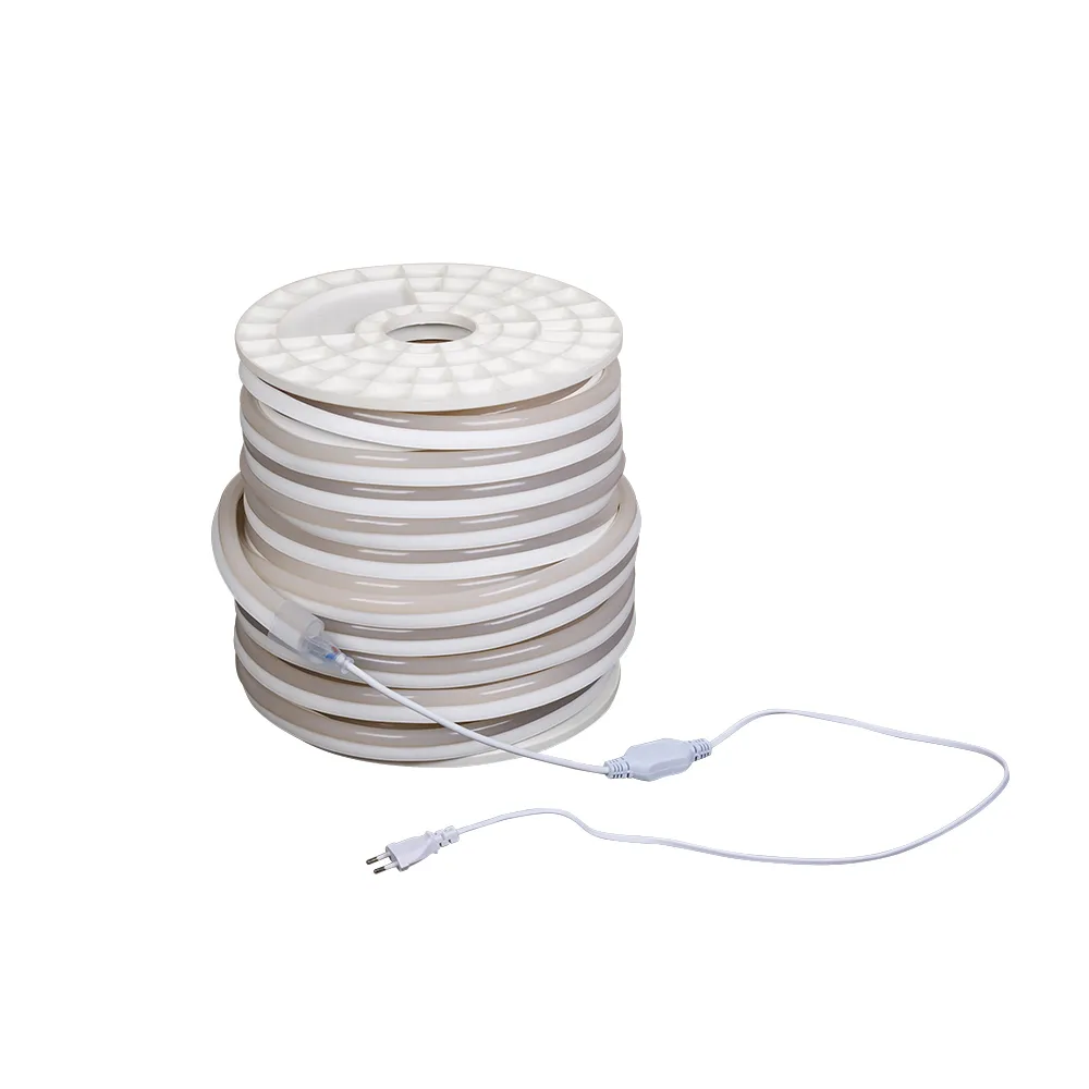Гибкий неон ARL-CF2835-Classic-220V Day White (26x15mm) (Arlight, 8 Вт/м, IP65)